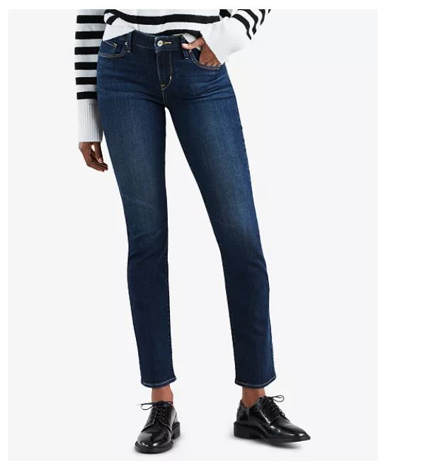 Levi's Women's Classic Modern Mid Rise Skinny Jeans Blue Size 6