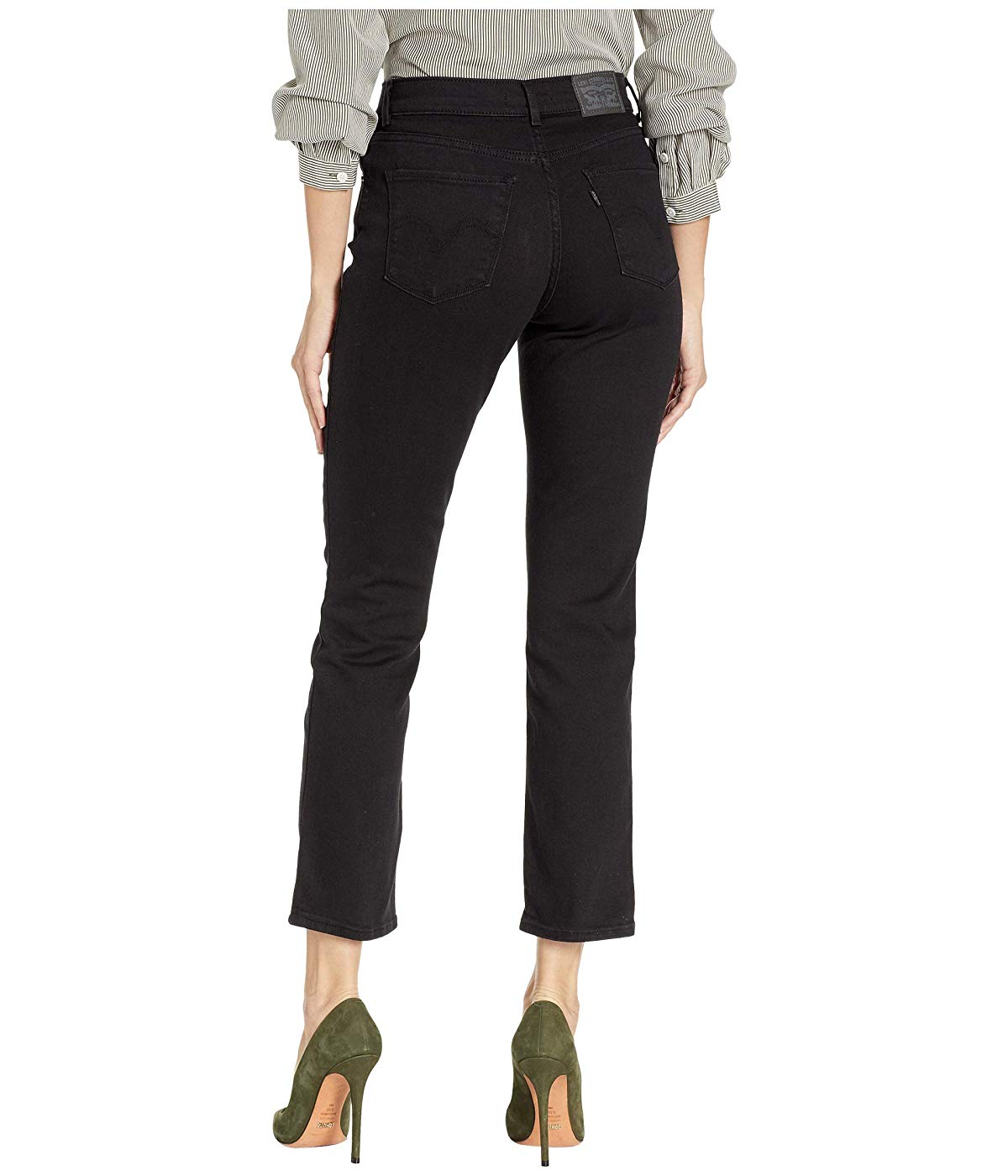 Levi's Women's Classic Straight Leg Jeans Black Size 31x28