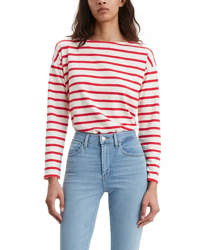 Levi's Women's Cora Sailor T-Shirt White Size Small