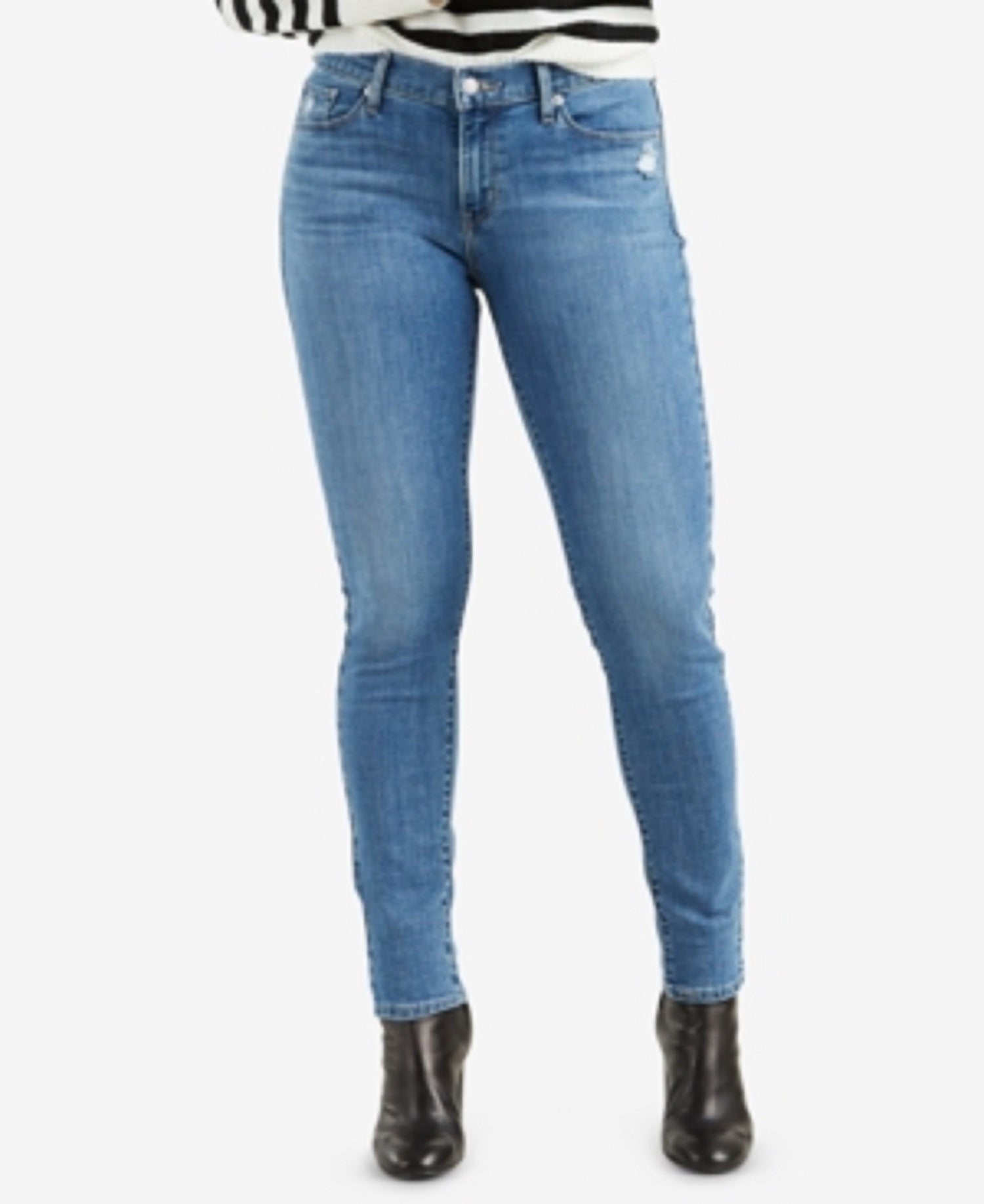 Levi's Women's Curvy Skinny Jeans Med Blue Size  26