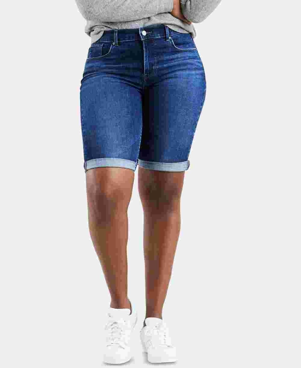 Levi's Women's Denim Bermuda Shorts Blue 25