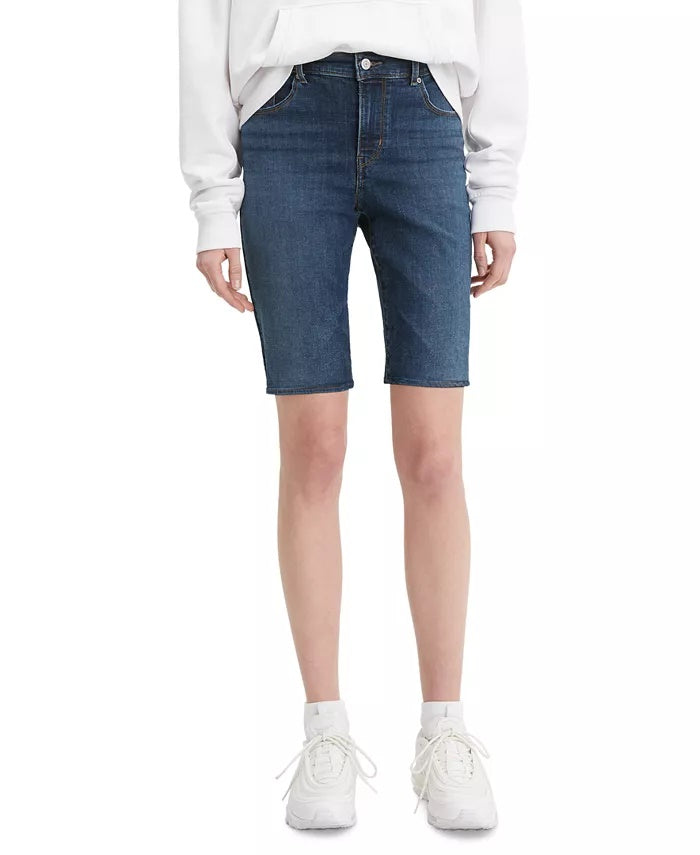Levi's Women's Denim Bermuda Shorts Blue Size 28W