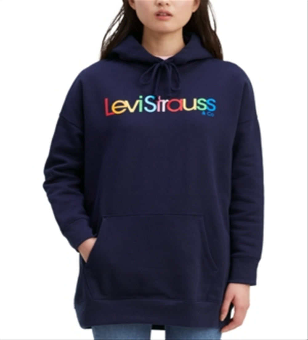 Levi's Women's Graphic Sport Hoodie -Black Size Large