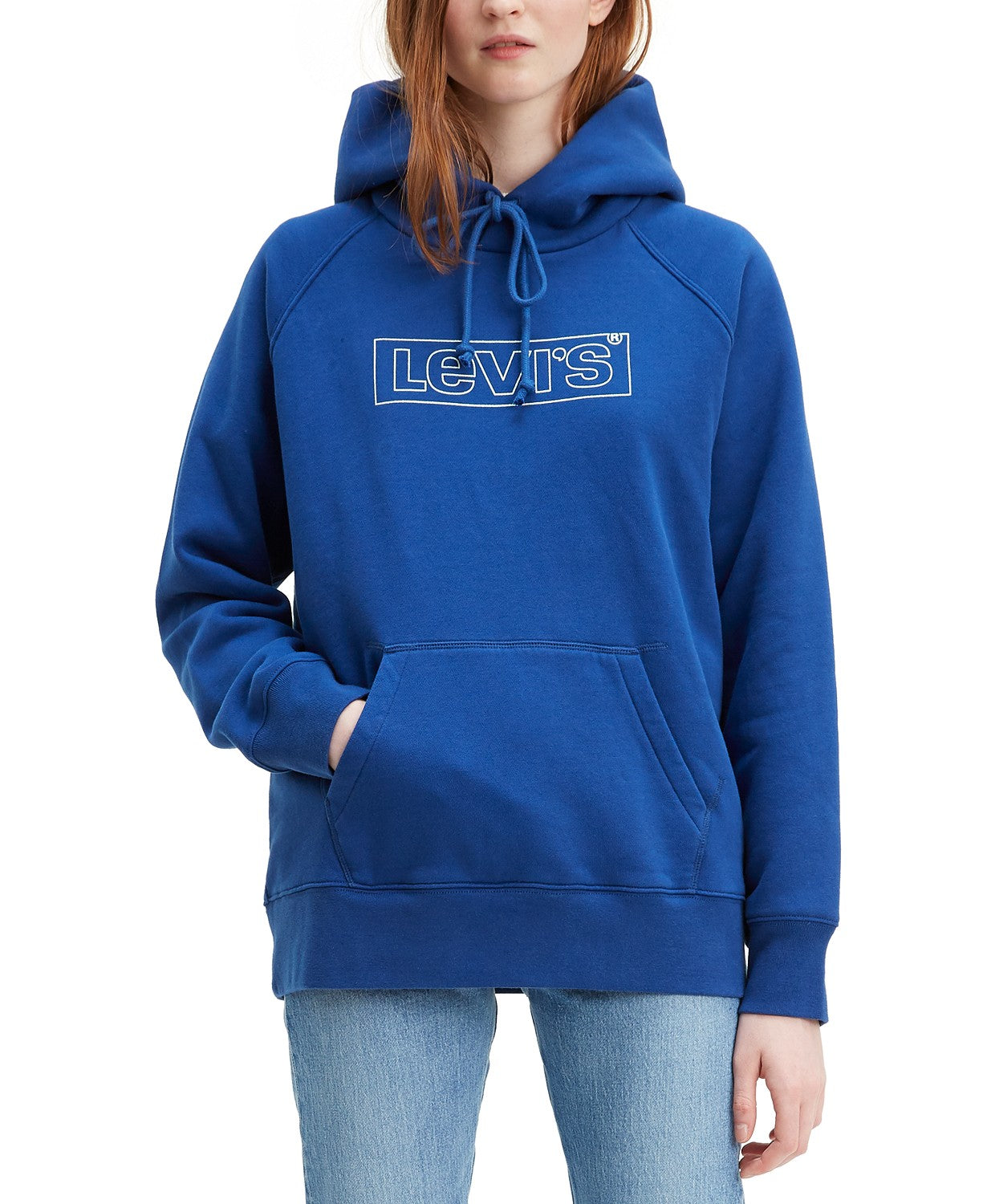 Levi's Women's Graphic Sport Hoodie Navy Size Medium