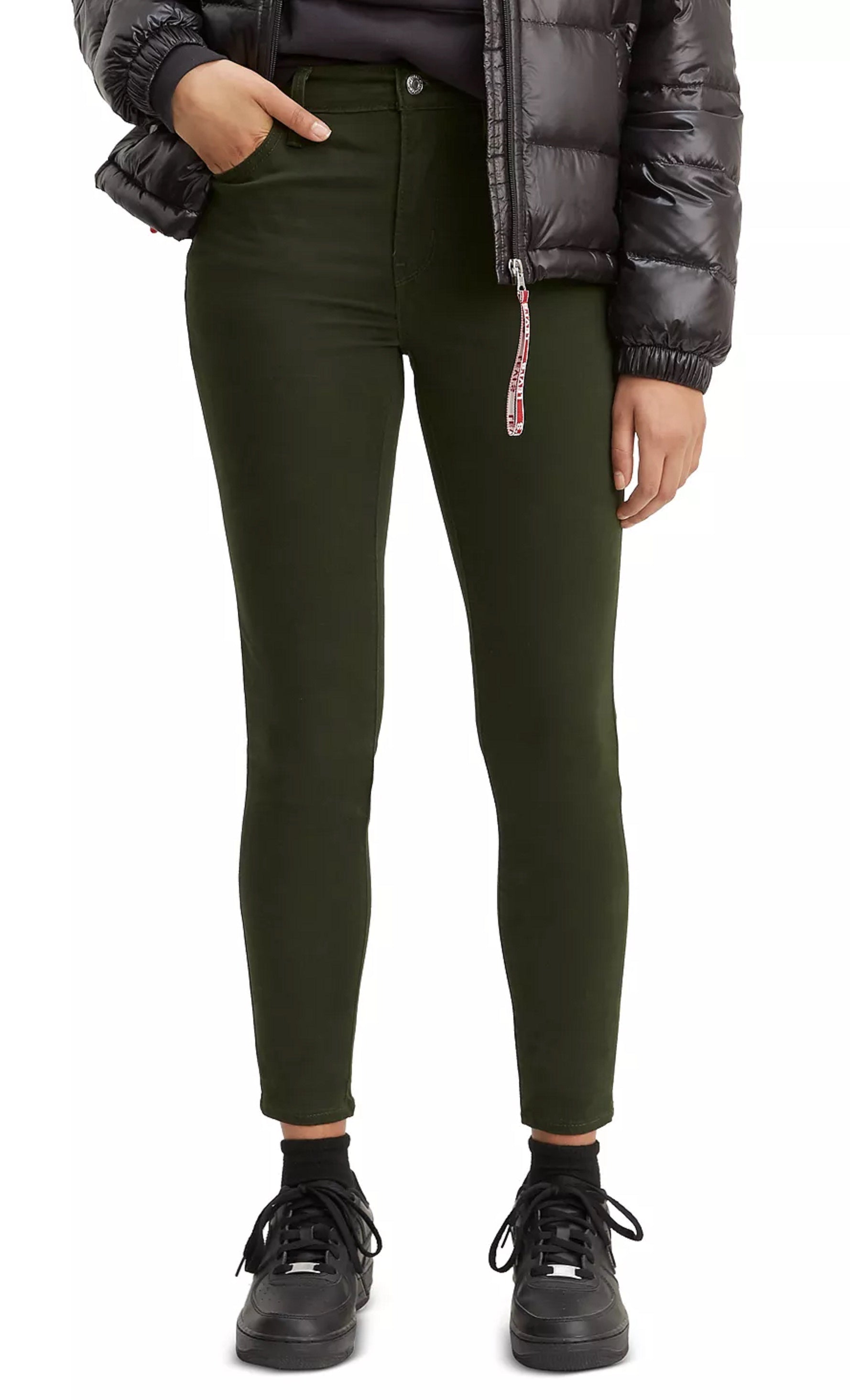 Levi's Women's High Rise Super Skinny Jeans Green Size 6M