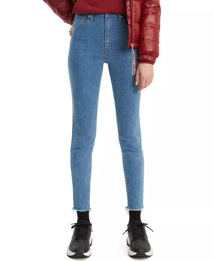 Levi's Women's Mile High Super Skinny Jeans Blue Size M
