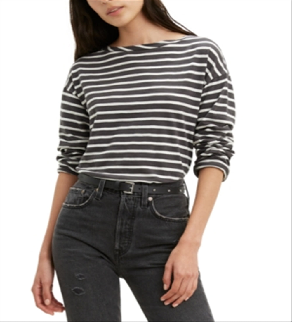 Levi's Women's Molly Sailor Tee T-Shirt White Size Large