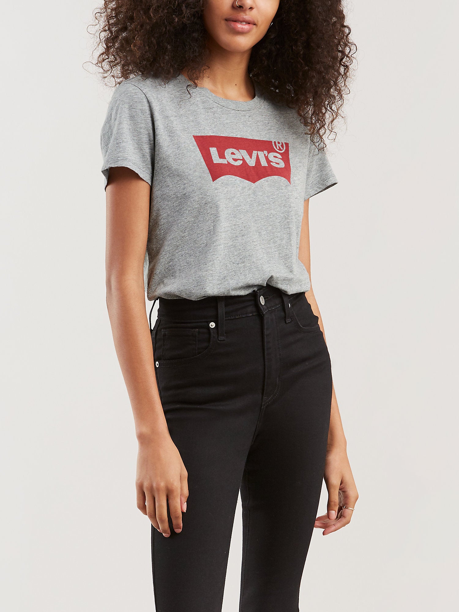 Levi's Women's Perfect Tee Grey Size XXL