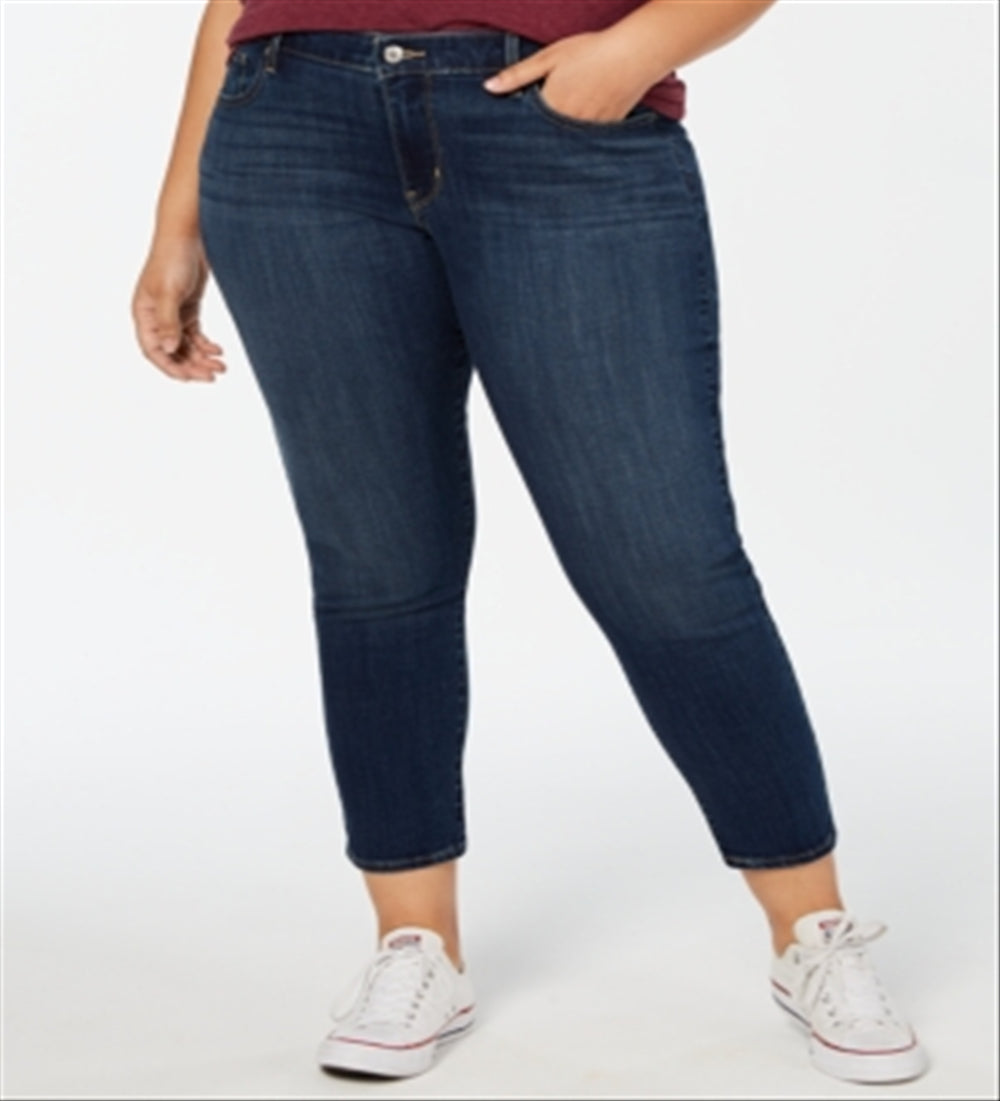 Levi's Women's Plus Denim Skinny Jeans Blue Size Petite Small