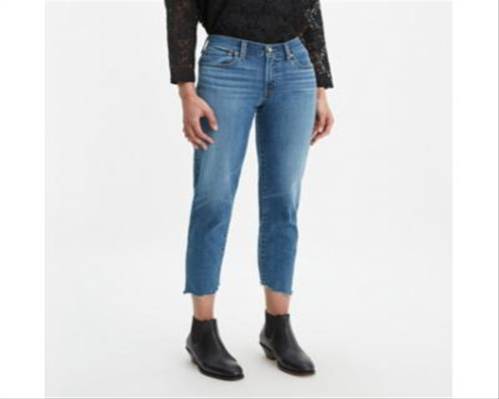 Levi's Women's Pocketed Zippered Jeans Blue Size 16
