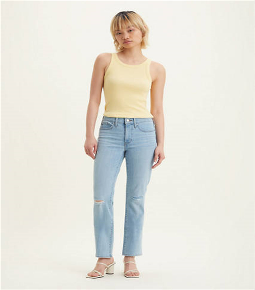 Levi's Women's Shaping Straight Leg Jeans Blue Size 33