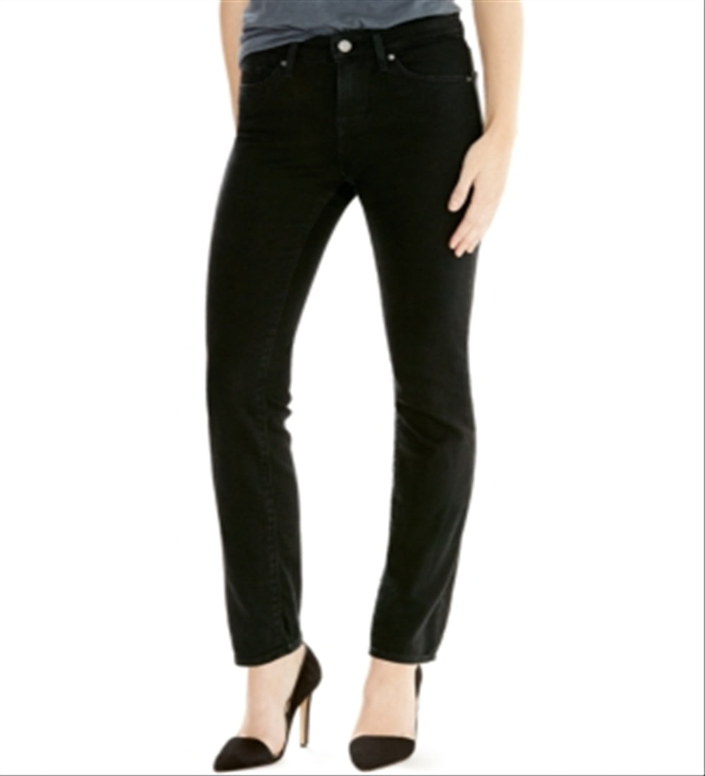Levi's Women's Slim Fit Straight Leg Jeans Black Size 33
