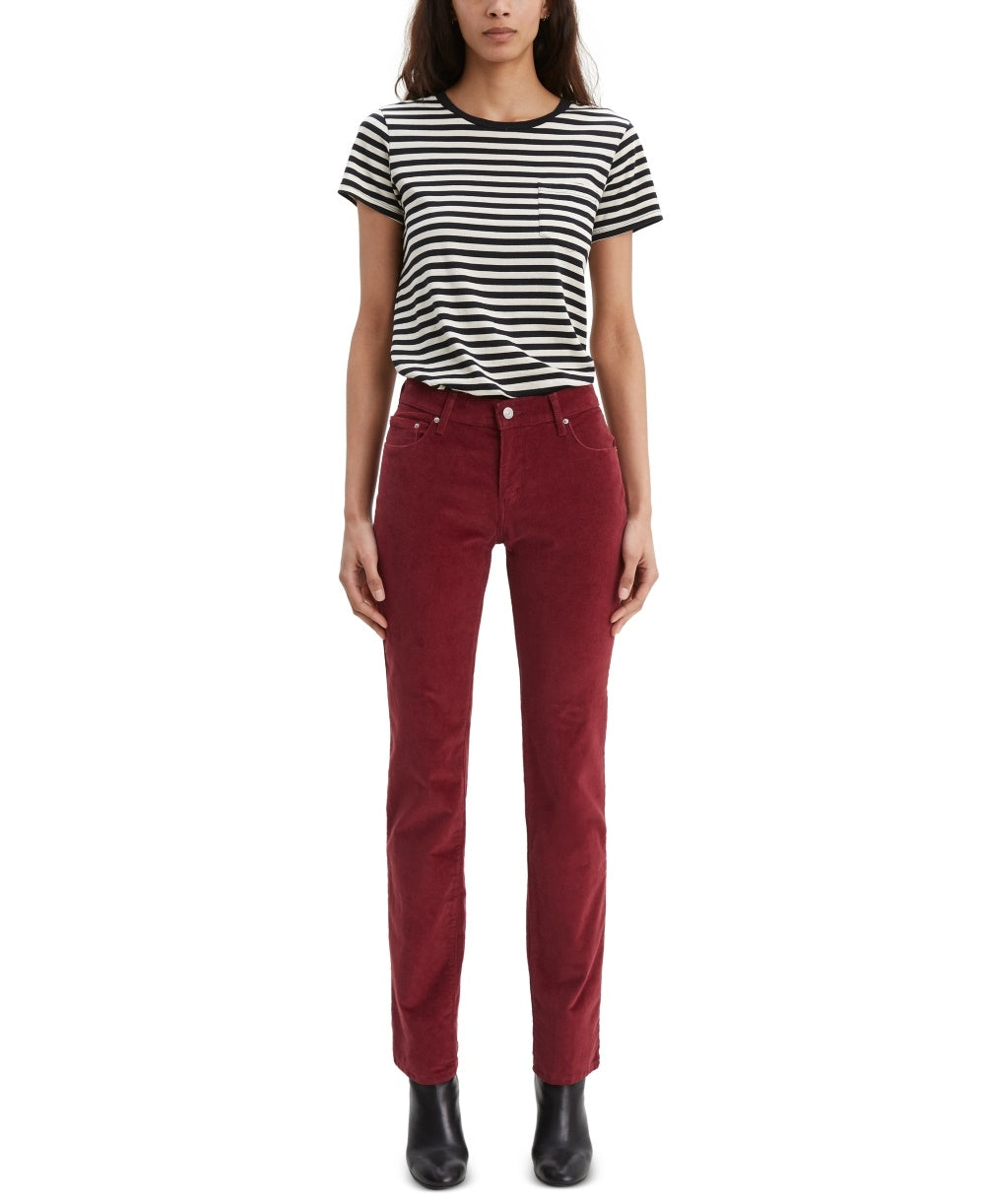 Levi's Women's Straight Leg Corduroy Jeans Red Size 18