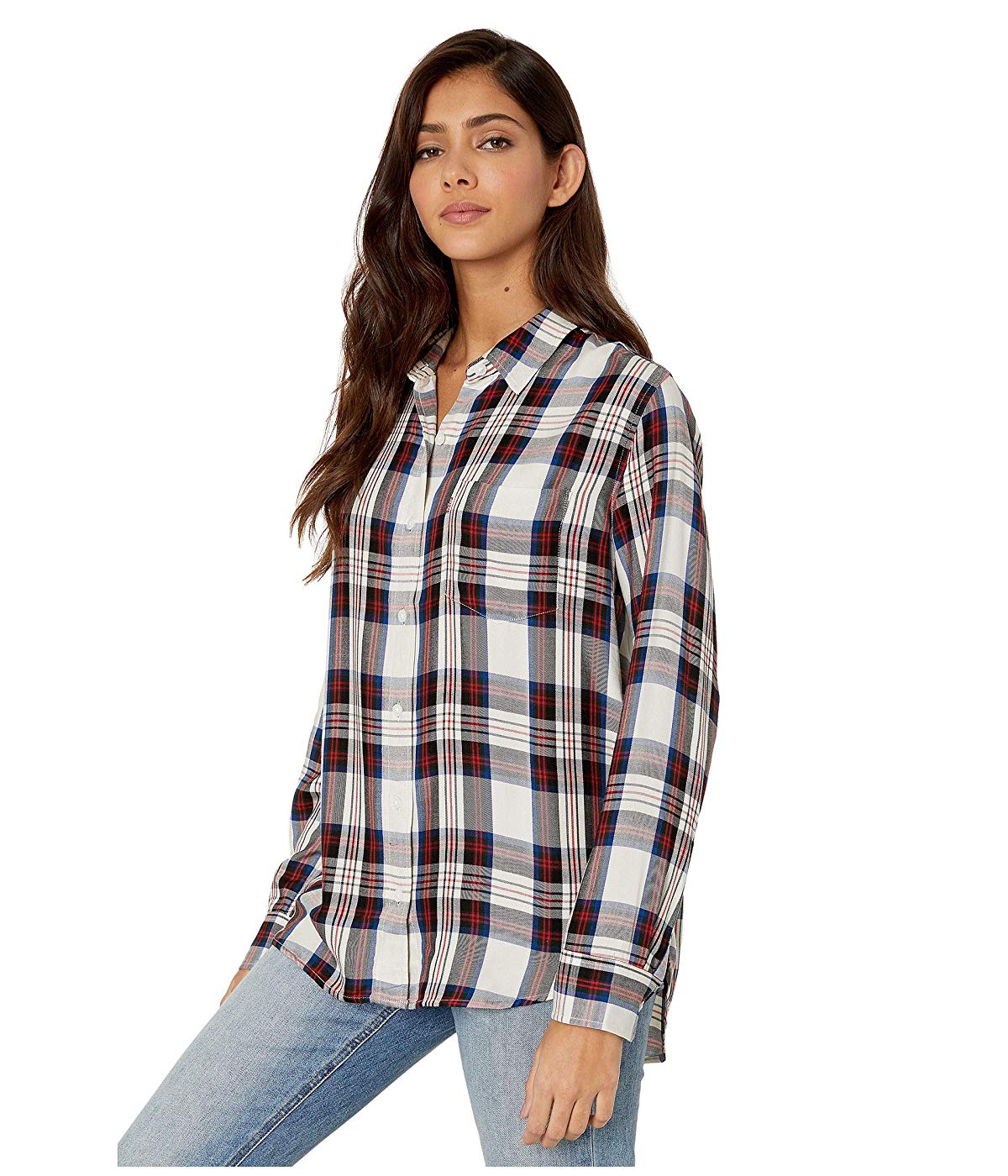 Levi's Women's Ultimate Boyfriend Plaid Shirt Assorted Size Medium