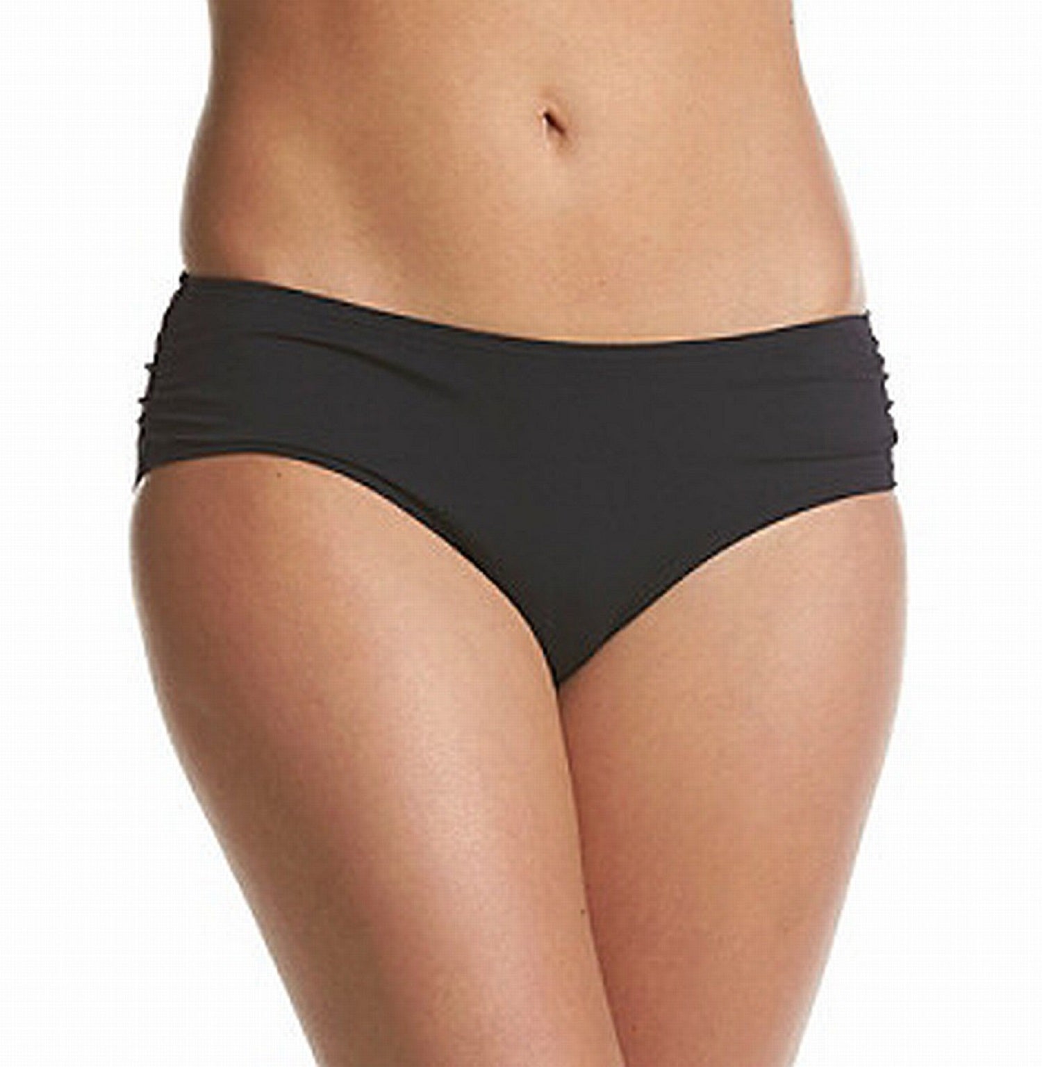Michael Kors Women's Hipster Bottom Bikini Swim Black Size Large