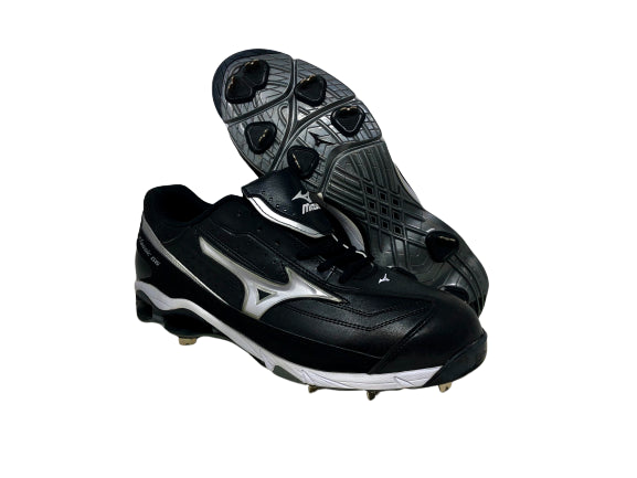 Mizuno Men's 9 Spike Classic Low G6 Switch Cleats Shoes Black Size 17 D(M) Us