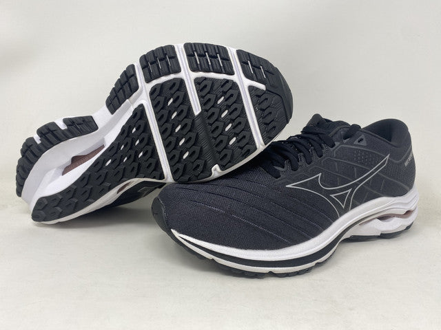Mizuno Women's Wave Inspire 18 Running Shoes Silver Black