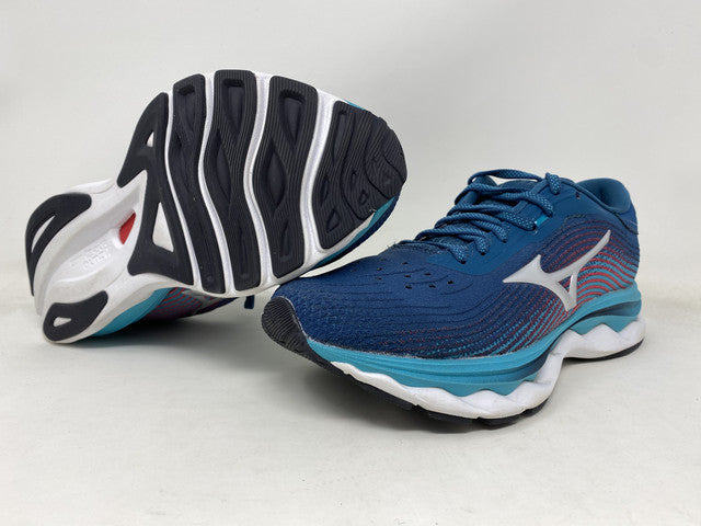 Mizuno Women's Wave Sky 5 Running Shoes Blue