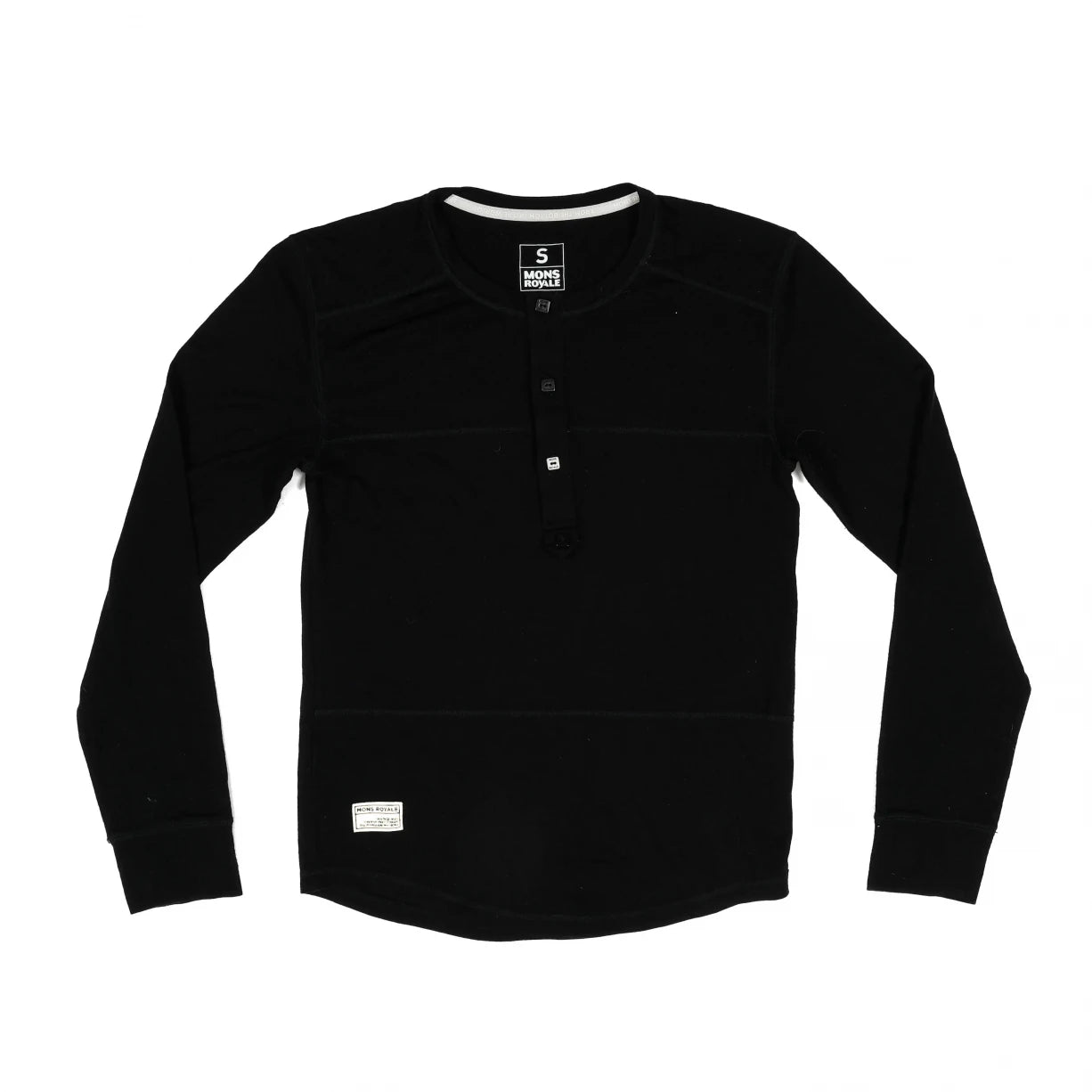 Mons Royale The 19th Button Down Henley - Men's