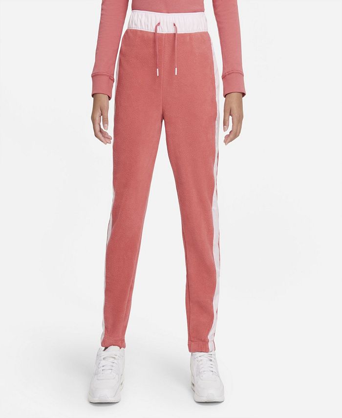 Nike Big Girl's Sportswear Heritage Pants Pink Size L