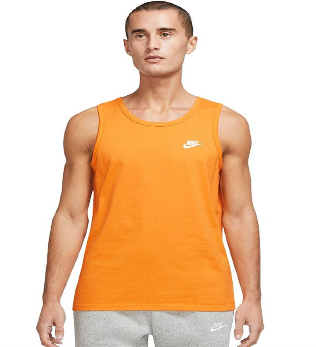 Nike Men's Club Tank Top Orange Size Large