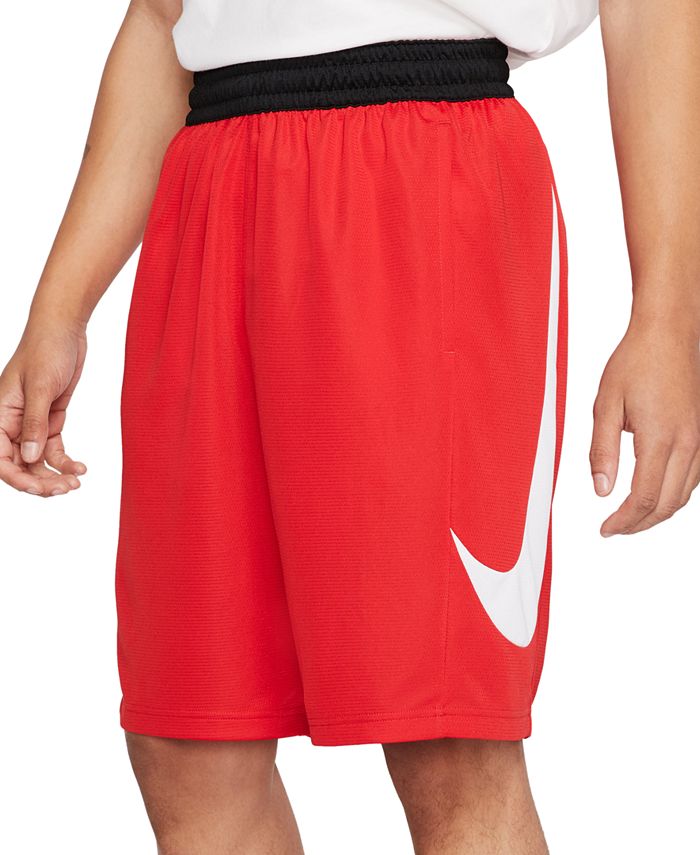 Nike Men's Hbr Basketball Shorts Red Size Large