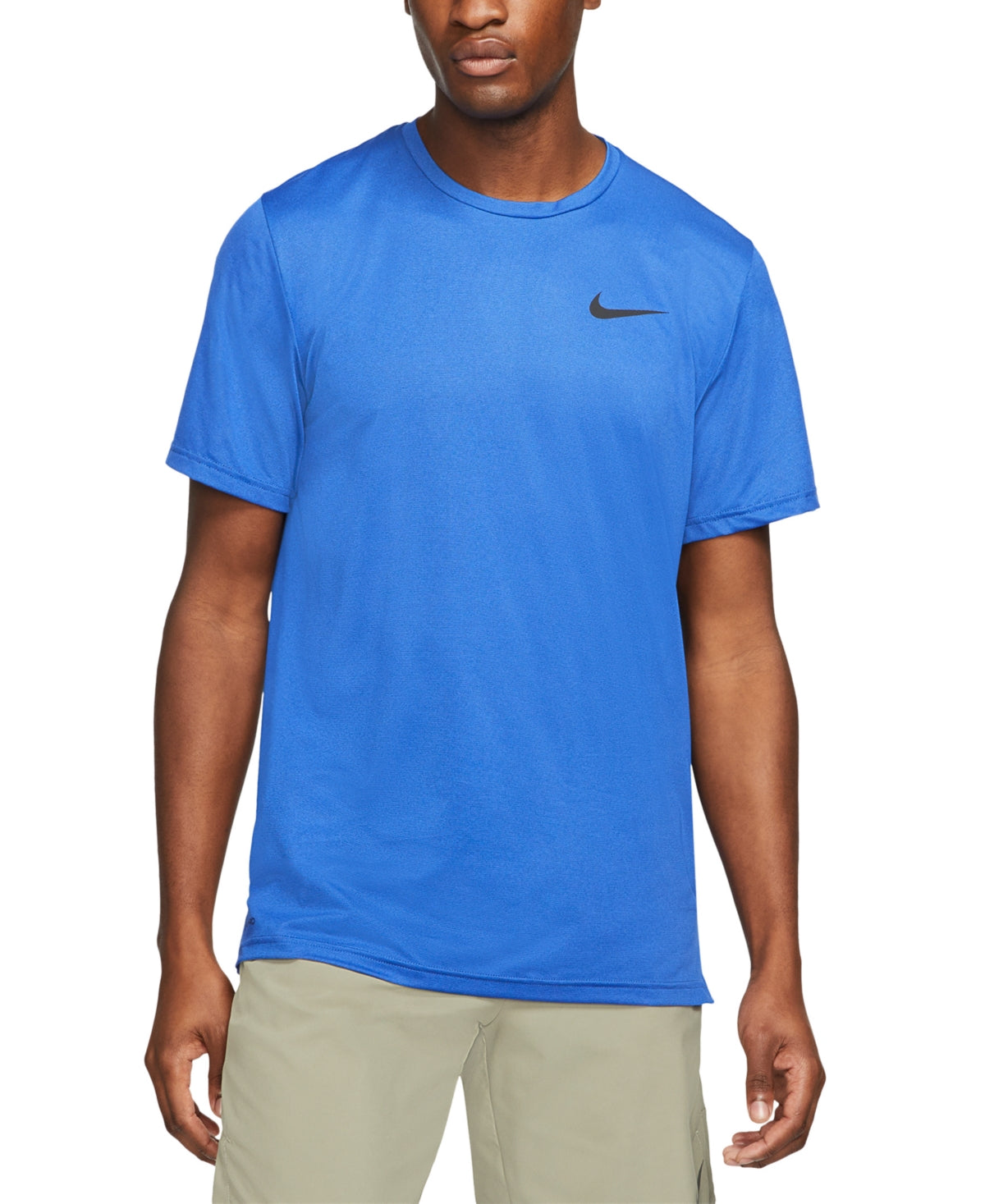 Nike Men's Hyperdry Training T-Shirt Blue Size X-Large