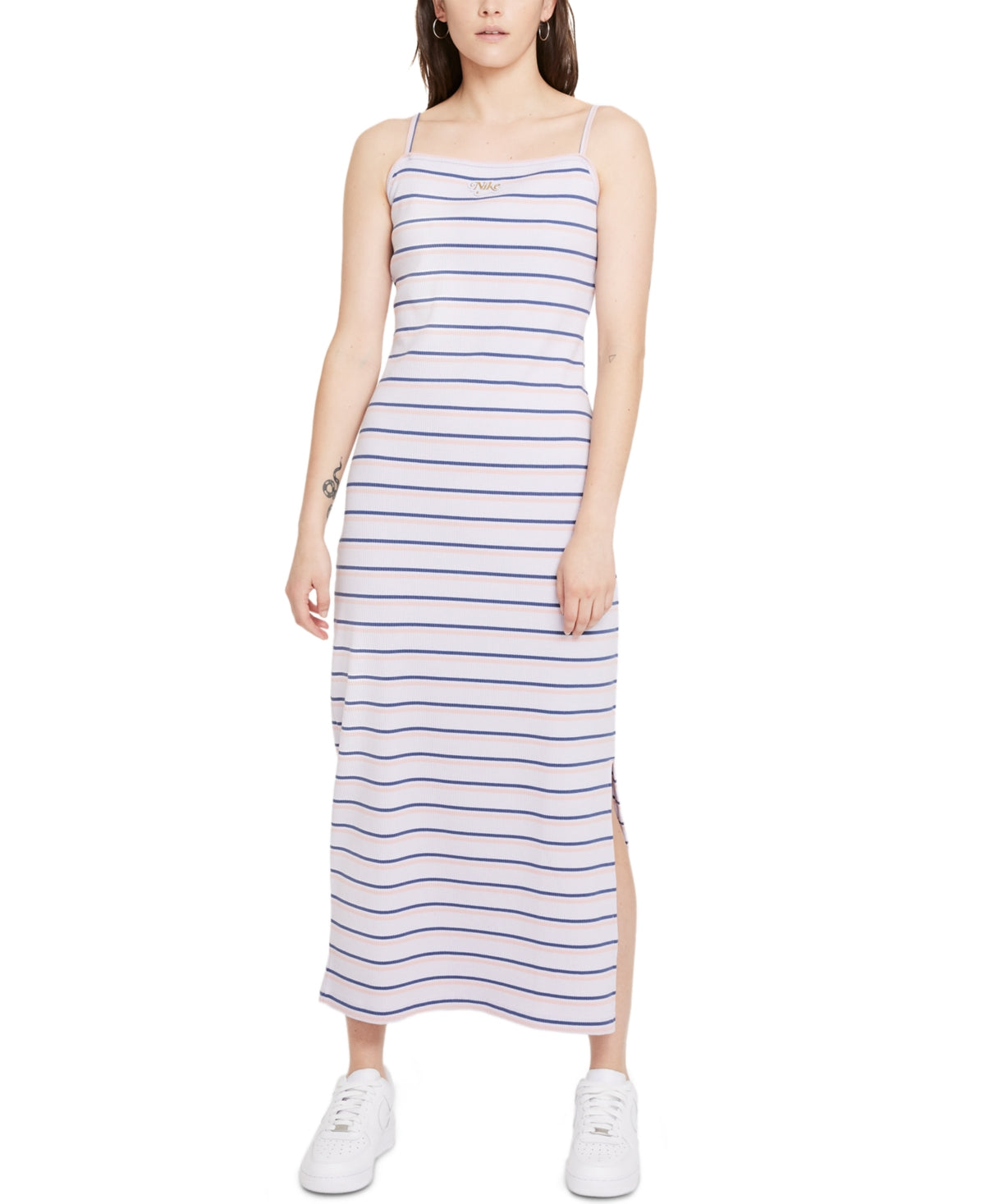 Nike Women's Active Ribbed Dress Purple Size 1X