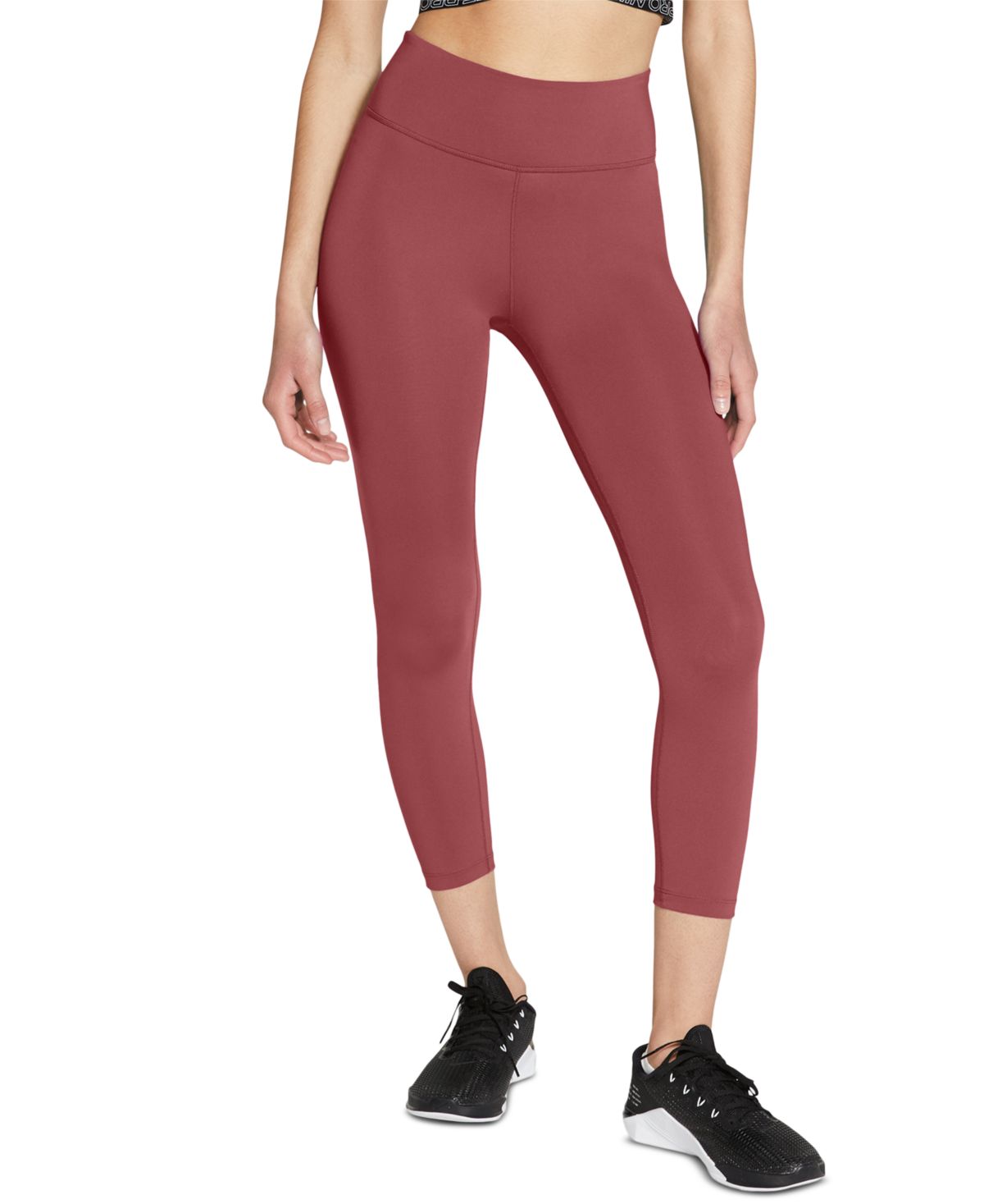 Nike Women's Cropped Leggings Brown Size 3X