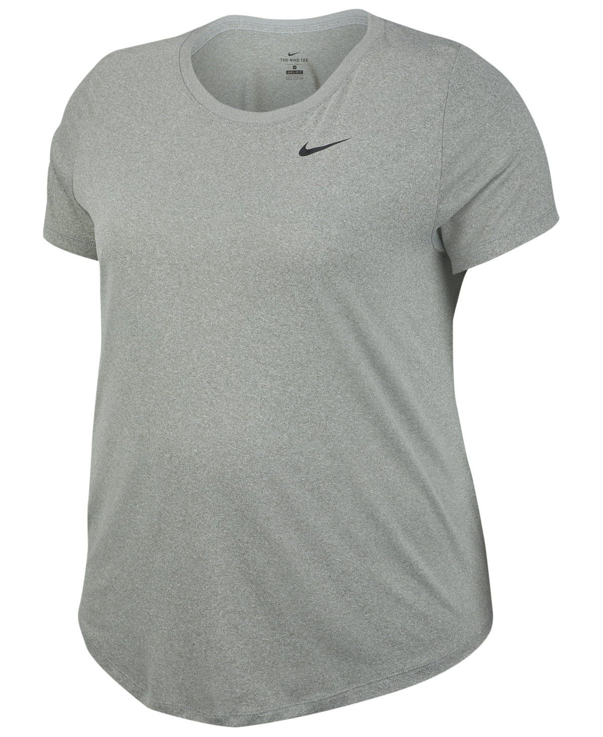 Nike Women's Dry Legend Training Top Gray Size 1X