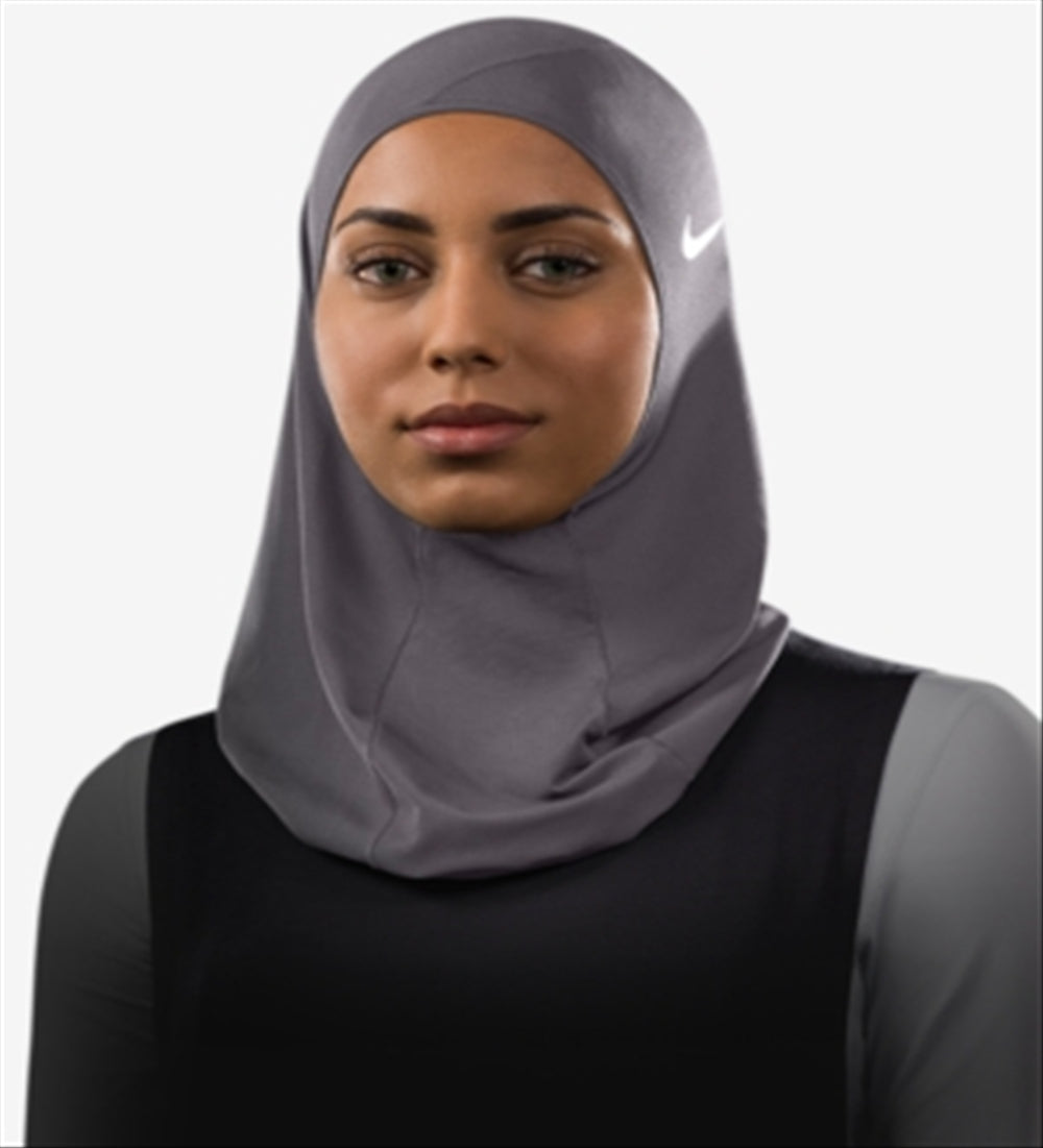 Nike Women's Full Coverage Breathable Hijab Gray Size X-Small