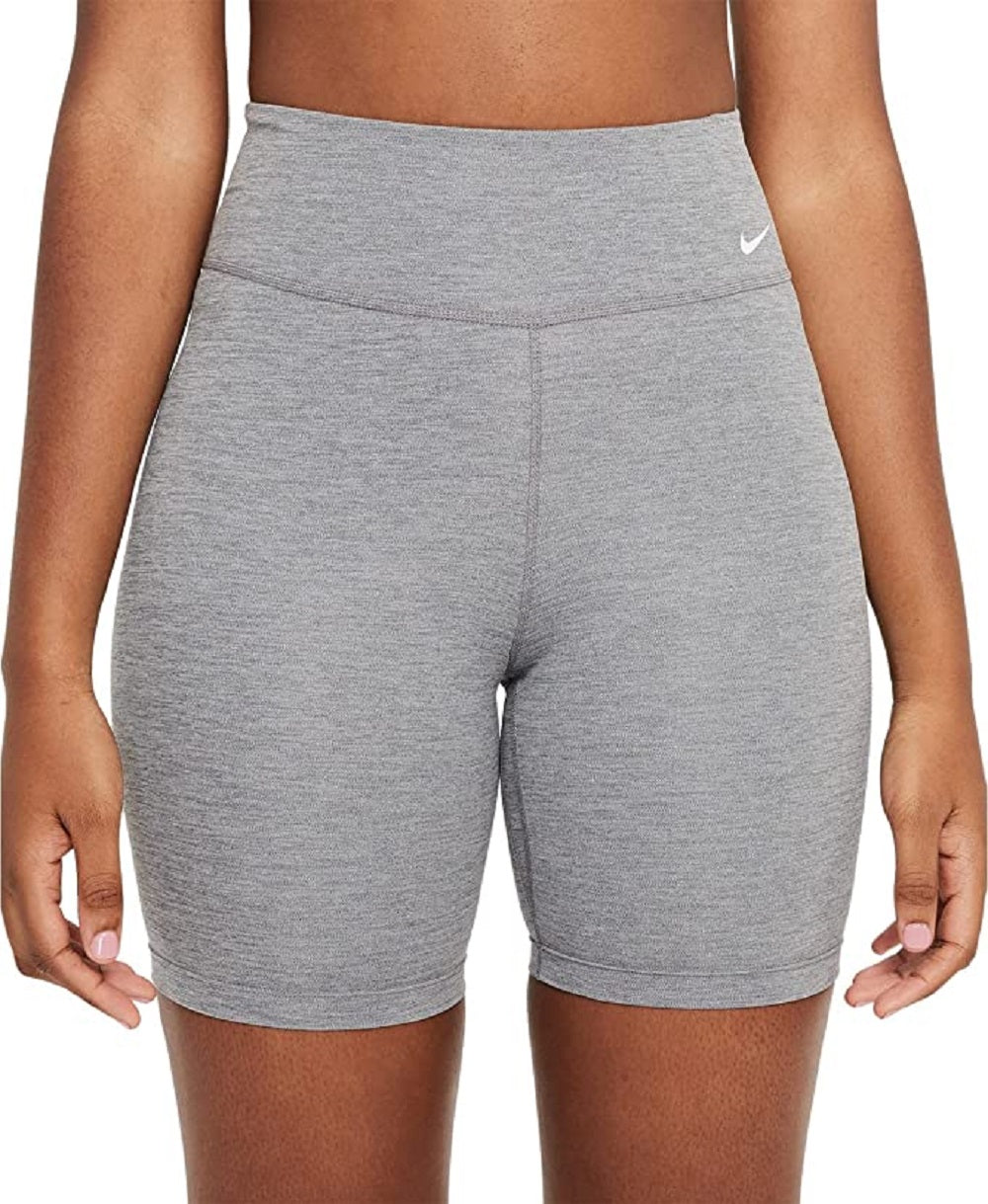 Nike Women's One Mid Rise Bike Shorts Gray Size X Small