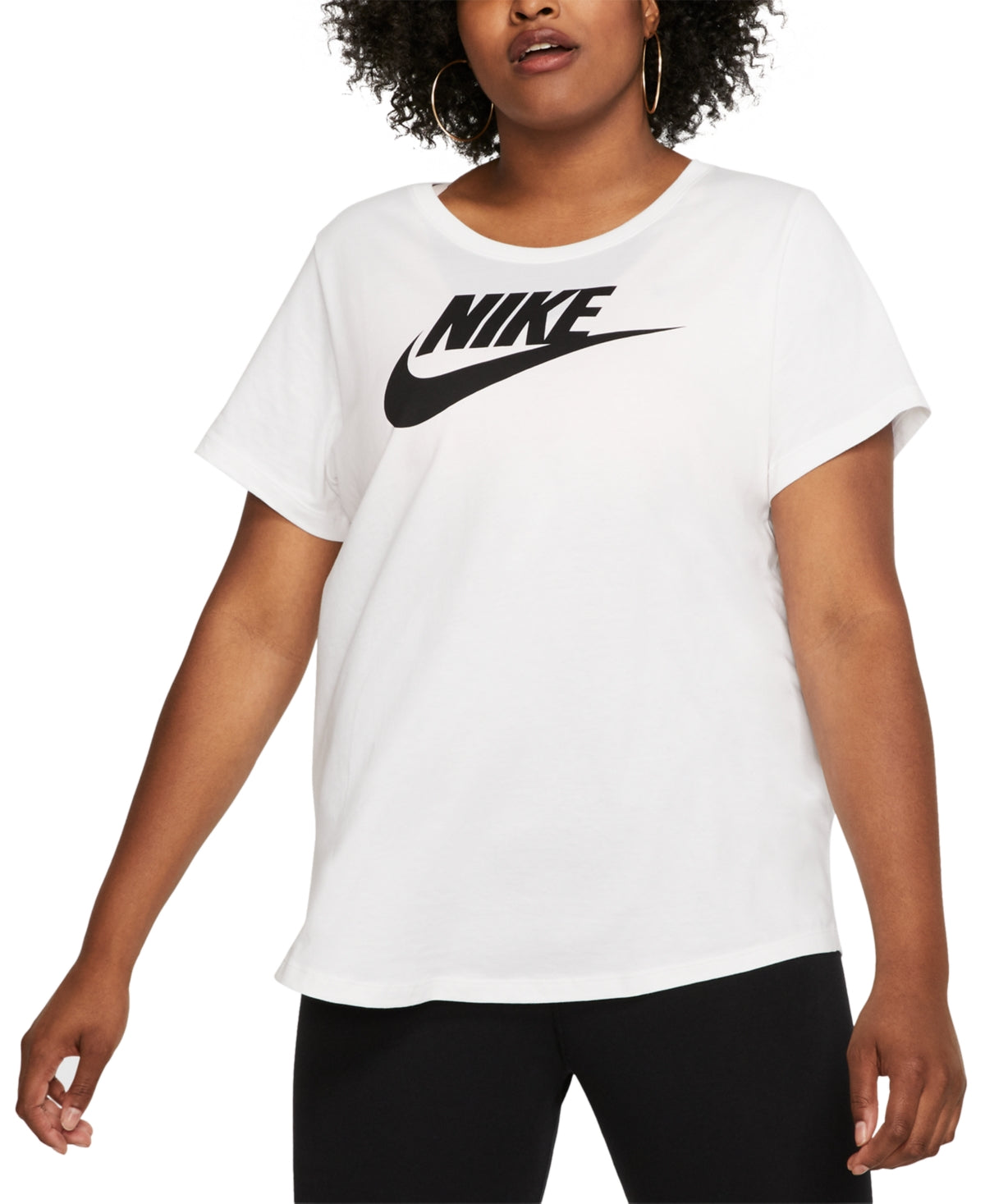 Nike Women's Sportswear Futura Active Shirts & Tees White Size 3X