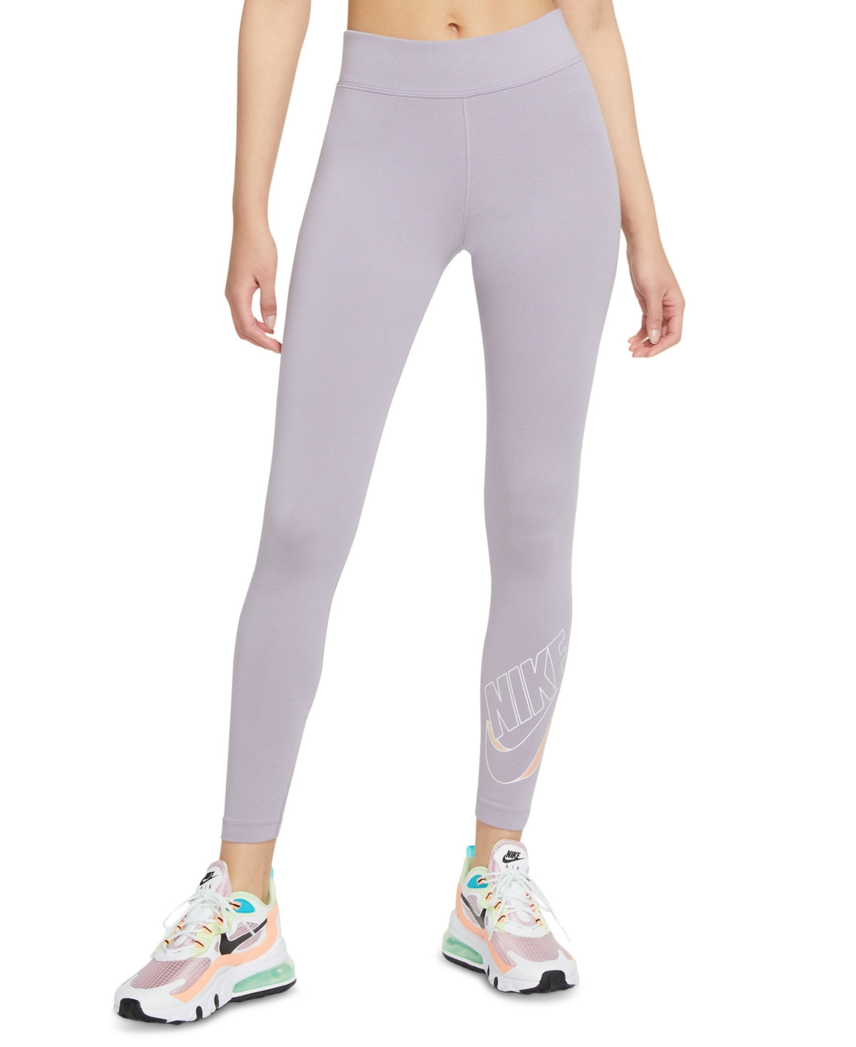 Nike Women's Sportswear Leggings Purple Size Small