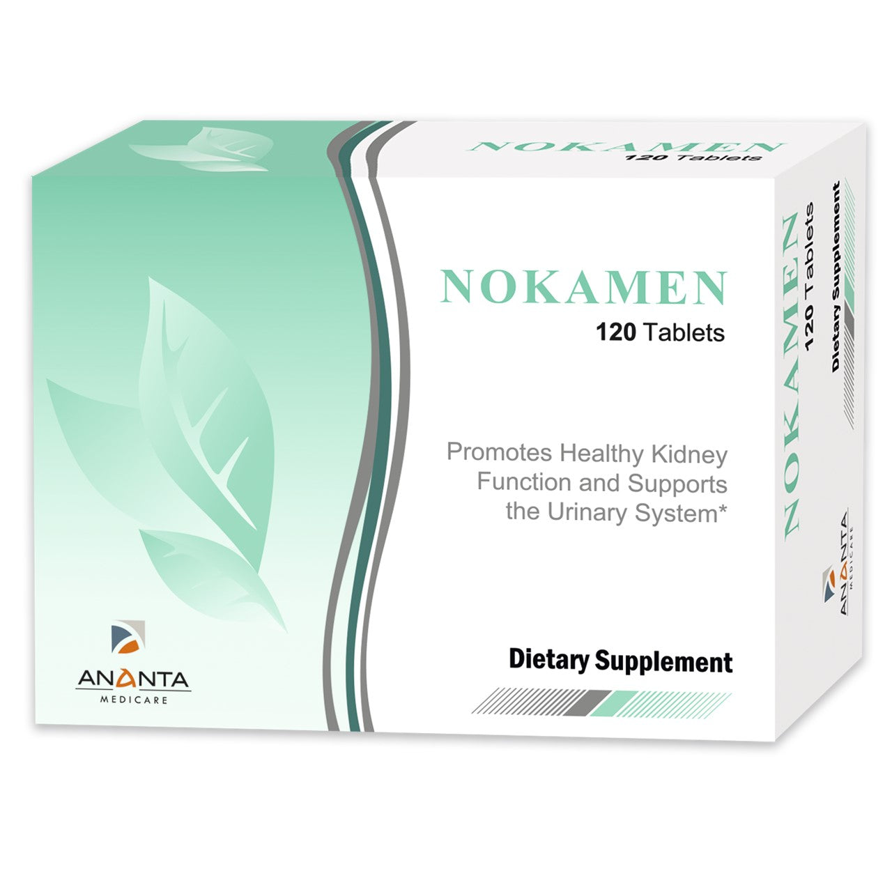 NOKAMEN Ananta Medicare Limited Promotes Healthy Kidney Function & Supports the Urinary System, Dietary Supplement - 120 Tablets