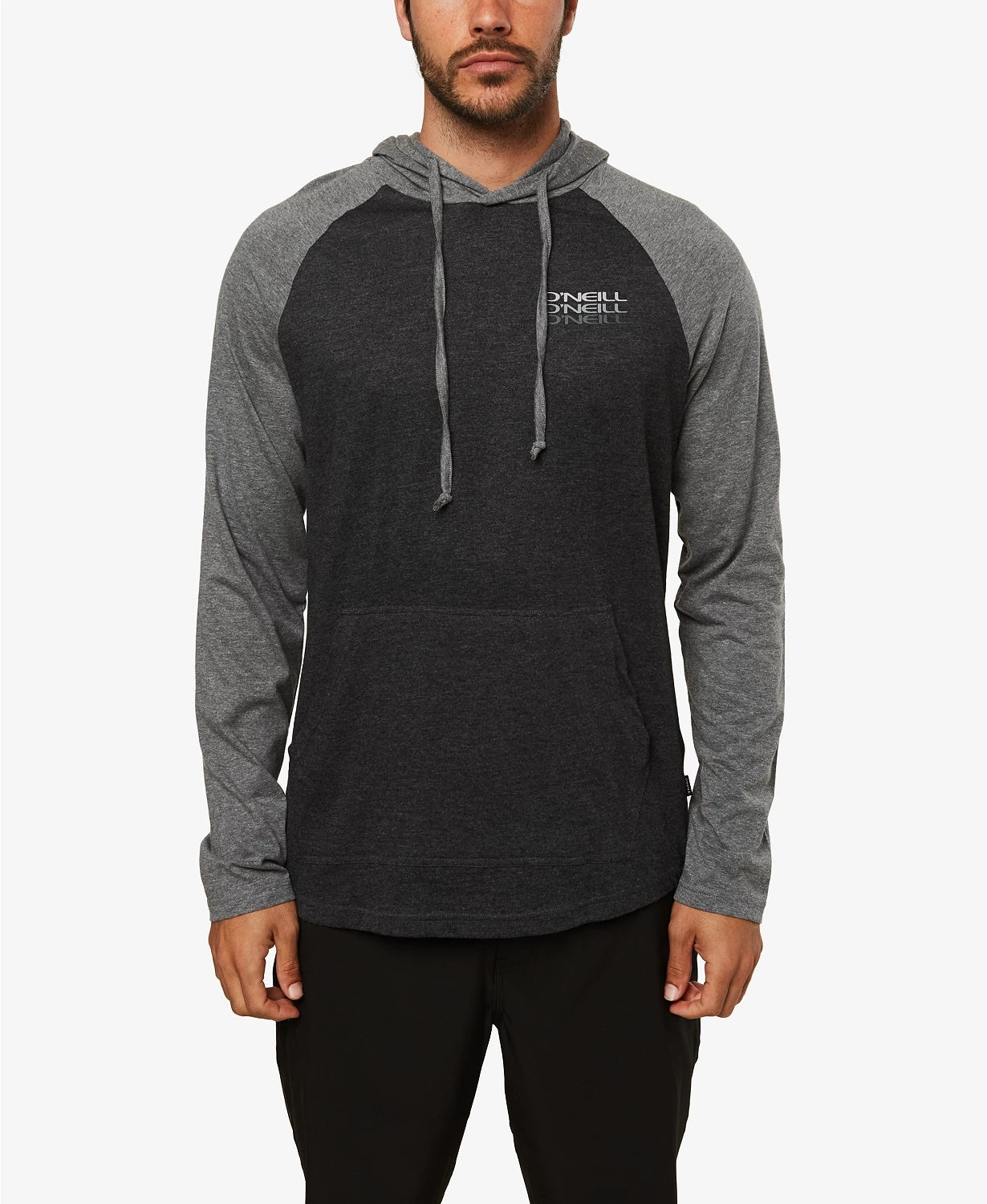 O'neill Men's Fields Raglan Pullover Black Size Small