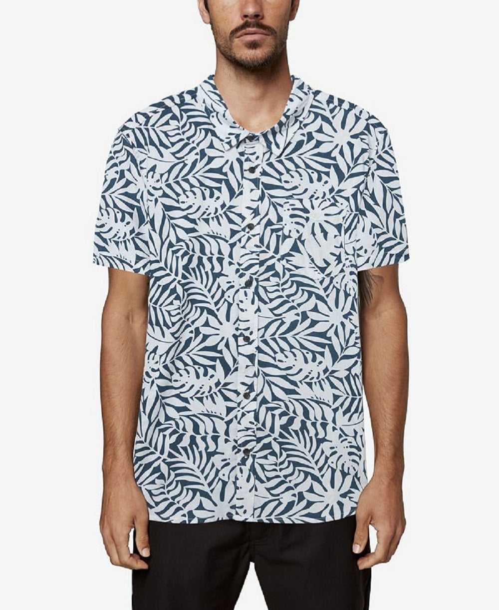 O'Neill Men's Fiji Shirt Blue Size Large