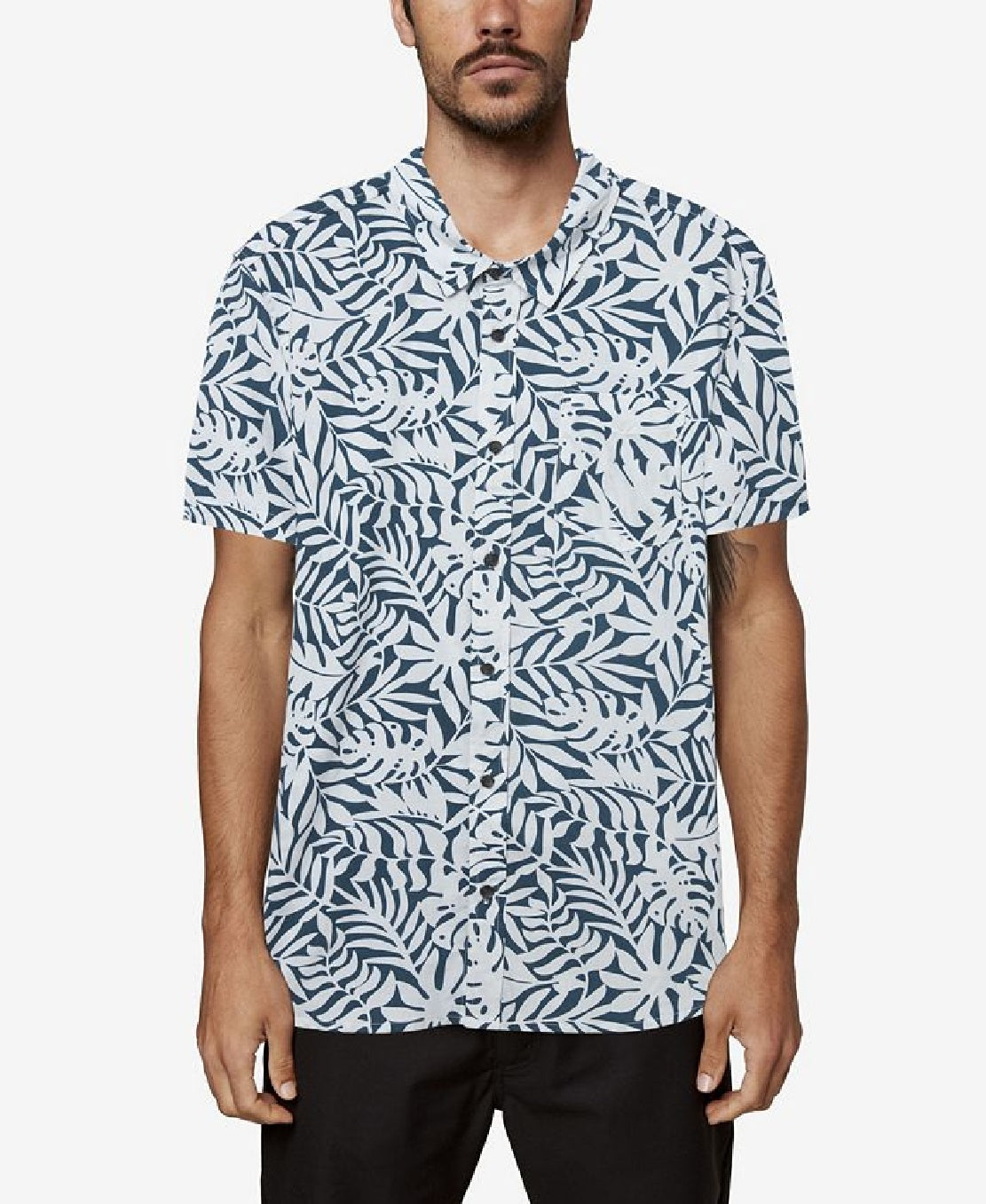 O'Neill Men's Fiji Shirt Blue Size X-Large