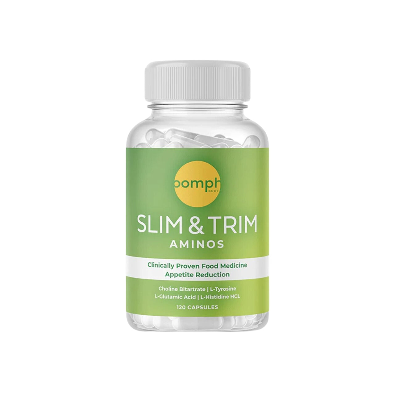 Oomph Body Slim & Trim Aminos - 120 Capsules