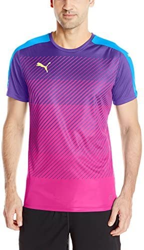 Puma Unisex Glory Shortsleeved Shirt Safety Purple Size X-Large