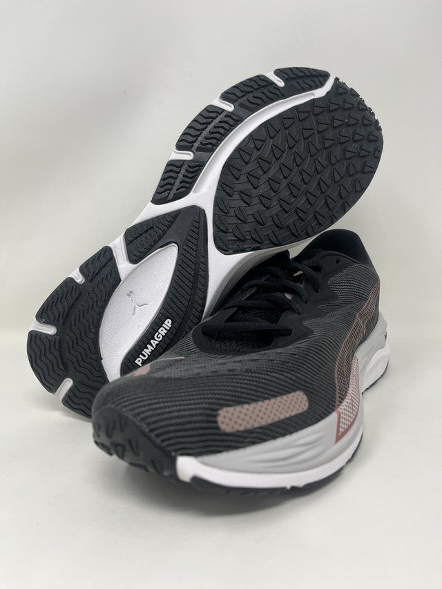 Puma Women'S Velocity Nitro 2 Running Shoes Black/Rose Gold