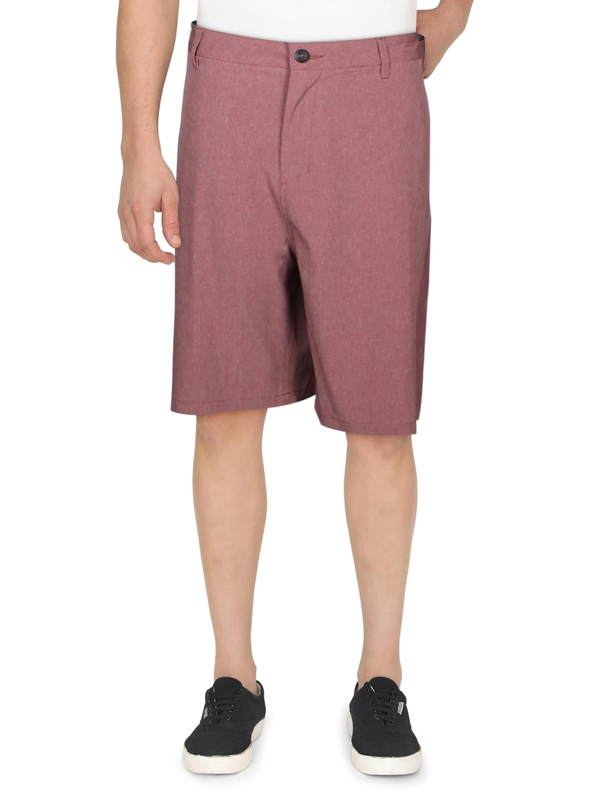 Quiksilver Men's Amphibian Regular Fit 9 Inseam Walking Shorts Red Size 44