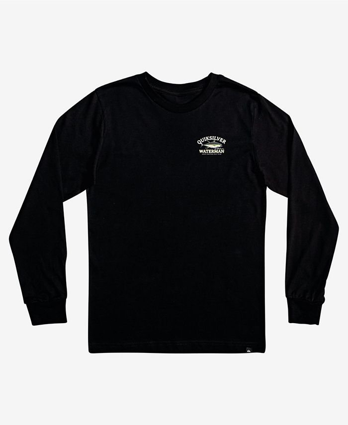 Quiksilver Waterman Men's Bait Stealer T-Shirt Black Size Small