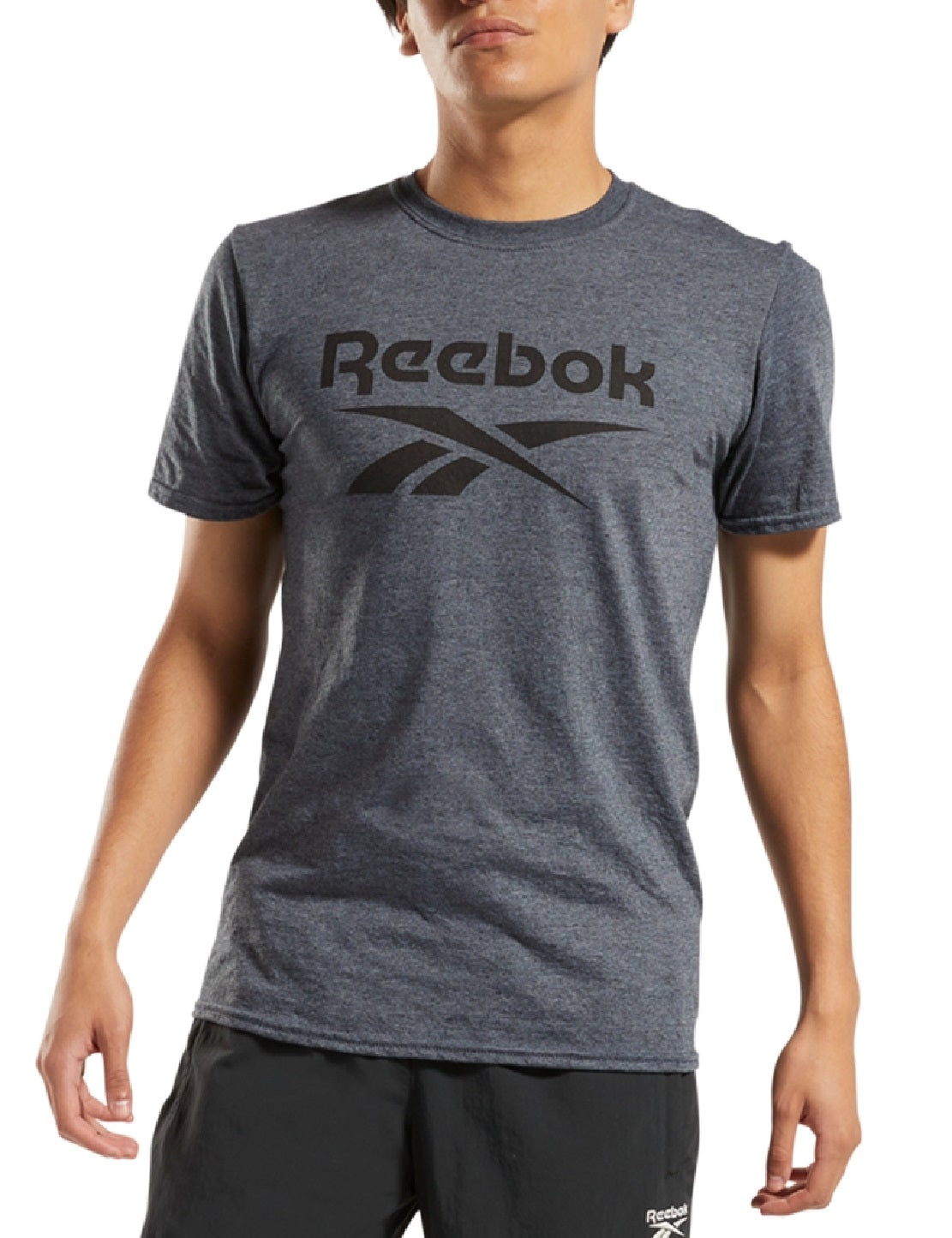 Reebok Men's Identity Logo Graphic T-Shirt Gray Size Small