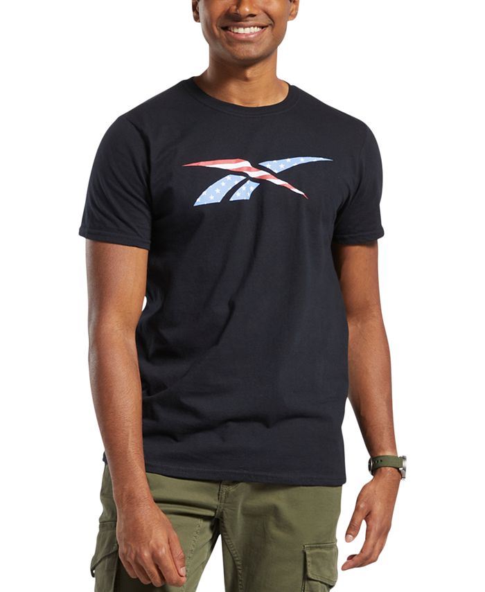 Reebok Men's Vector T-Shirt Black Size XX-Large