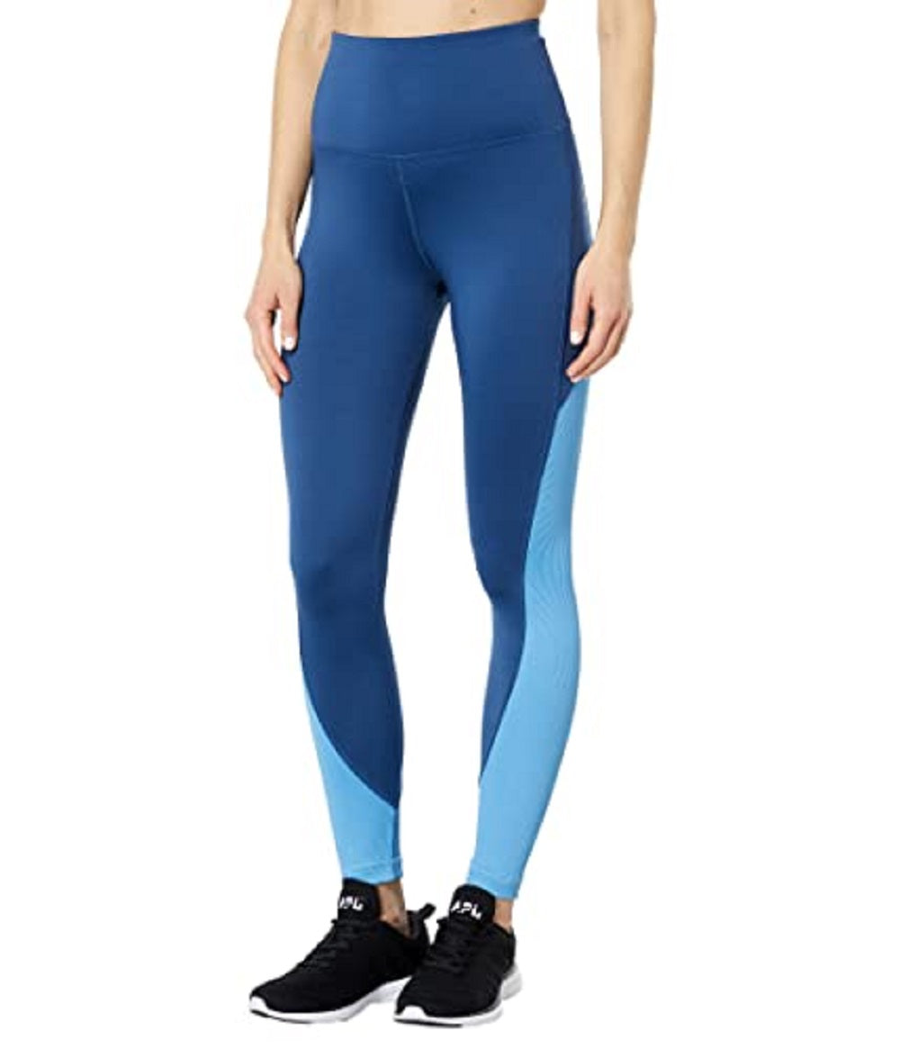 Reebok Women's High Rise Colorblocked Leggings Blue Size X-Small