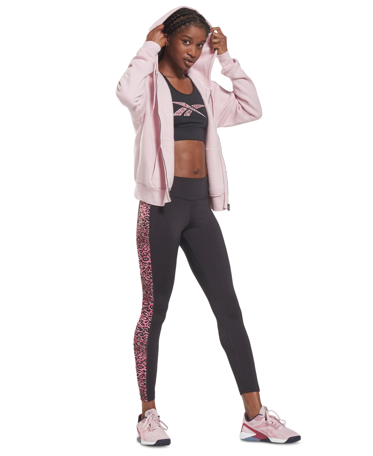Reebok Women's Modern Safari Leggings Black Size Small
