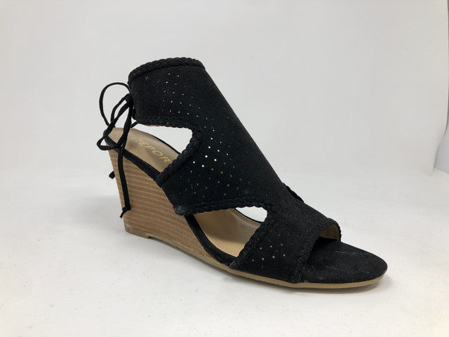 Report Women's Serina Heeled Sandals Black Size 10 B(M) US
