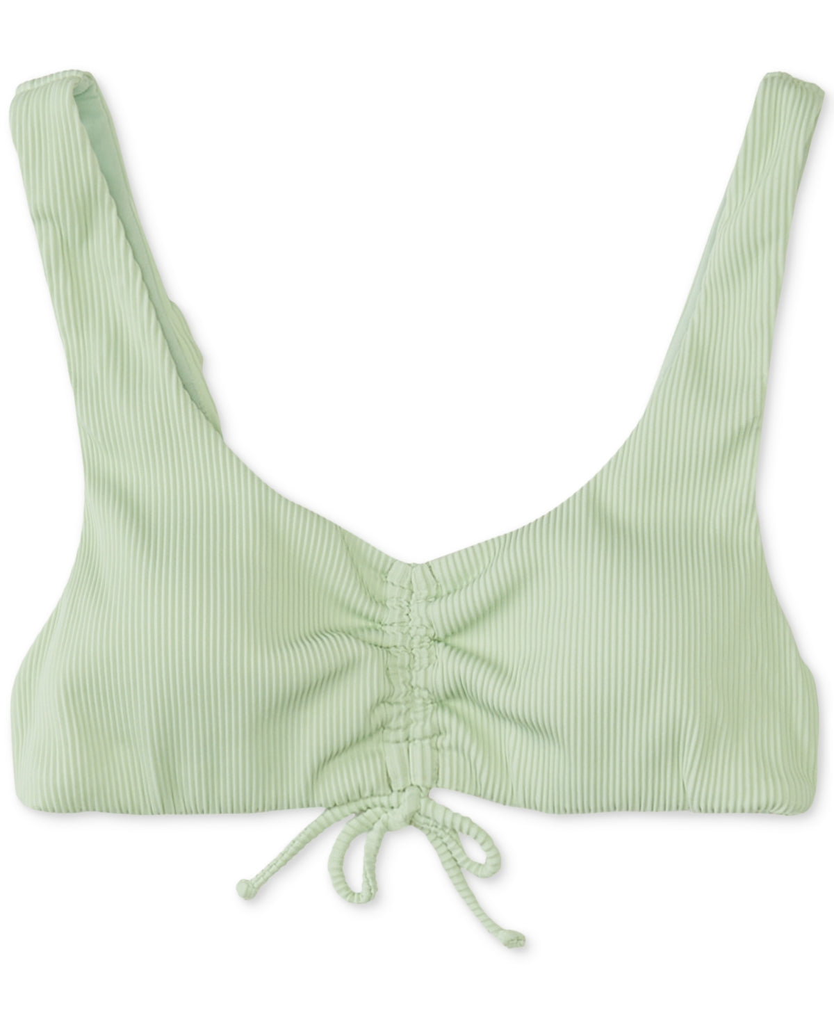 Roxy Women's Active Bralette Bikini Top Swimsuit Green Size X-Small