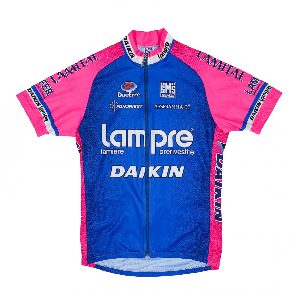 Santini Full-Zip Short Sleeve Cycling Jersey - Men's